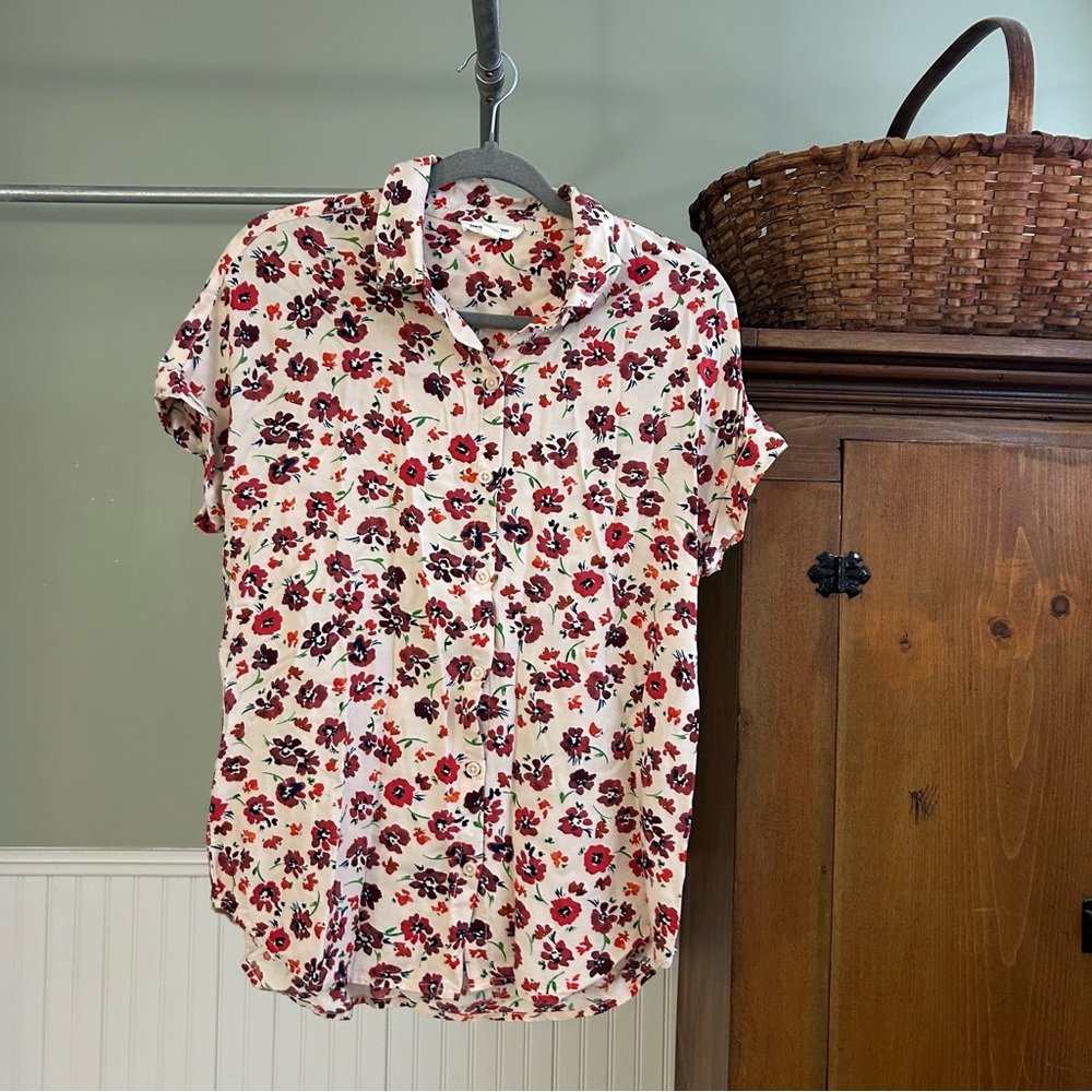 Floral Print Women's Top